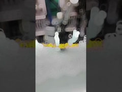 Tela de encaje blanca con encaje bordado Diseño personalizado