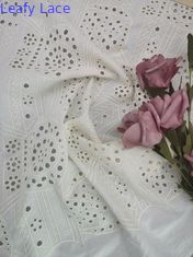cordón neto nupcial de Tulle de la tela bordada de la lentejuela del 125cm por frondoso