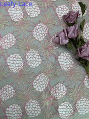 Anchura del desgaste el 140cm de los niños de Tone Corded Lace Fabric For de la piña dos