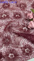 Nueva colección de lujo elegante y duradero de las flores pañuelo de encaje de tela para bodas y cumpleaños