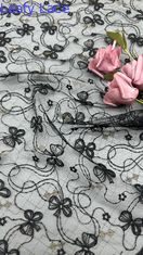 Para las damas lujoso de flores Sequin bordado tela de encaje Tejido para bodas y cumpleaños