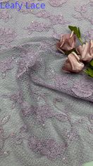 Embroideo de pañales con perlas Fabrica de bordados de flores de encaje de lujo duradero y elegante Tejido de encaje Tejido de boda Oportunidades de cumpleaños Tejido de pañales con perlas de alta calidad