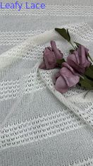 2025 Tejido de encaje de estiramiento para vestidos y prendas de vestir Tulle Tipo de tira blanda patrón por el patio