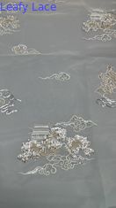 Tejido de malla de túle Tejido de encaje Sequin metálico Nueva colección para prendas de vestir Vestidos y diseño de moda