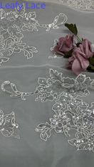 Luxury Sequin Tejido bordado Tejido de encaje Nuevas colecciones para prendas de vestir Vestidos y diseño de moda