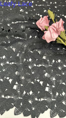 Tejido de encaje de Chantilly de hojas con bordes irregulares encaje romántico puro para velos y vestidos de boda