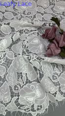 Hojas altas elegante hueco-arriba hermoso tejido de encaje bordado para las niñas