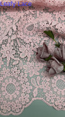 Tejido 100% de algodón con bordado floral hueco para la temporada AW para la fiesta de vestidos de novia