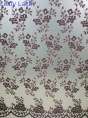 Rosa 3D Tulle suave floral Mesh Fabric de 49 pulgadas