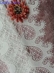 Tela del cordón del Cutwork del Cutwork