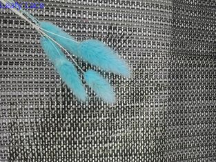 Cordón impreso hoja Mesh Pleated Tulle Fabric del 145CM