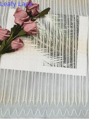 Tono linear atado del bordado de Geo - Tone Polyester Lace Trim