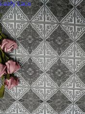 Paño de la cortina de Geo Diamond Tulle Embroidered Lace Fabric