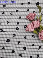 La flor Tulle se reunió a Mesh Fabric Mesh con la congregación de diseño