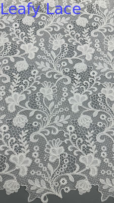 Embroidery Lace Fabric 100% cotton Luxary Party Style Laser Breathe Embroidered Fabric
