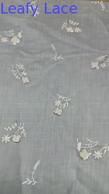 Tulle Mesh Embroidered Lace Fabric Customized Luxary Customized Factory To Wedding Dresses Gowns