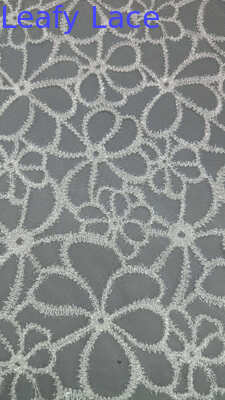 Premium Embroidered Lace Fabric for Wedding Gown Designers  Luxury Eyelash Lace Fabric for Bridal Couture