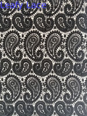 Chemical Crochet Water Soluble Embroidery Fabric For Women Dress Garment