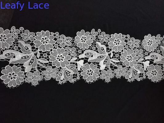 White 100% Polyester Lace Trim