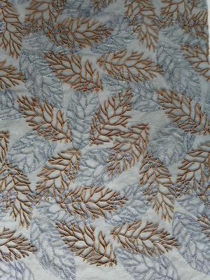 125CM AZO Free Colored Embroidery Recycled Lace Fabric