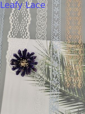 Tricolor Polyester Lingerie Embroidery Underwear Lace Fabric