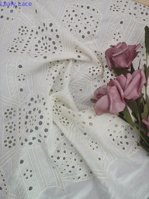 cordón neto nupcial de Tulle de la tela bordada de la lentejuela del 125cm por frondoso