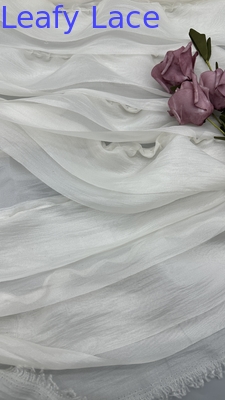 Tejido de malla de encaje elegante y duradero para bodas y cumpleaños