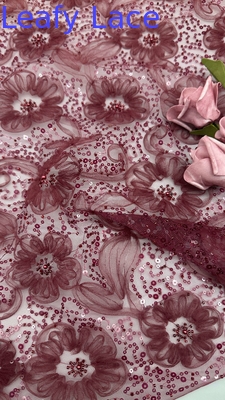 Nueva colección de lujo elegante y duradero de las flores pañuelo de encaje de tela para bodas y cumpleaños