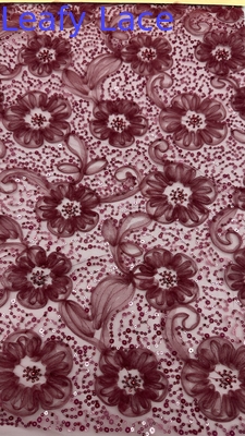 Nueva colección de lujo elegante y duradero de las flores pañuelo de encaje de tela para bodas y cumpleaños