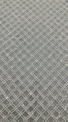 Embroidery de hojas de plaido duradero y elegante de lujo de punto de bordado de tela de encaje de tela de bodas de cumpleaños ocasiones de pañuelo de tela de plaido