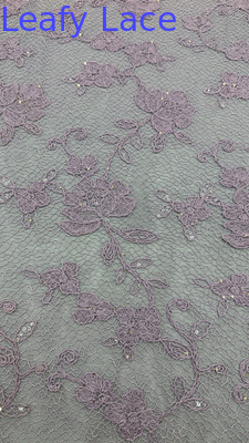 Embroideo de pañales con perlas Fabrica de bordados de flores de encaje de lujo duradero y elegante Tejido de encaje Tejido de boda Oportunidades de cumpleaños Tejido de pañales con perlas de alta calidad