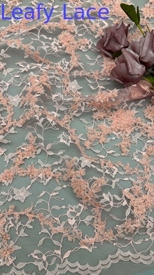 Embroidery Durable y elegante Flor de encaje de lujo Color personalizado Embroidery Tejido de encaje Tejido de boda Oportunidades de cumpleaños Tejido de encaje de alta calidad