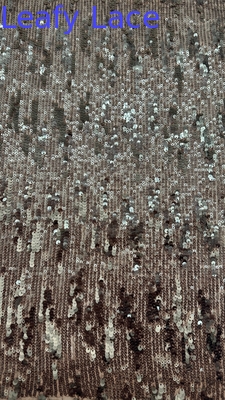 Sequin de lujo de tela de encaje bordado de encaje para traje textil de damas