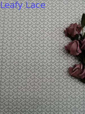 Tejido de bordado de hojas duradero y elegante Tejido de encaje de bordado para ocasiones de boda y cumpleaños