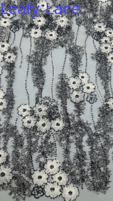 Luxury Metallic Lace Fabric Elegant Wedding Embroidery Fabric... y también se puede usar para el vestido de novia.