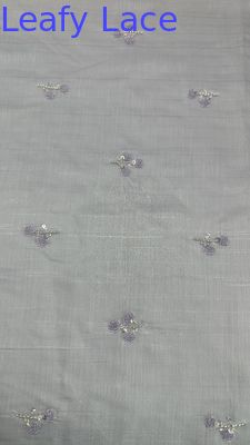 Tejido de malla de túle Sequin metálico Nueva colección para prendas de vestir Trajes