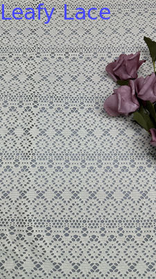 Cotton Embrroidered Fabric  Knitted Hollow-up Luxary For New Collection Gowns