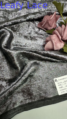 Tela de encaje metálico para vestidos de gala, bordado intrincado, vestidos de fiesta de lujo