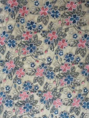 Tela coloreada multi del bordado del 125CM