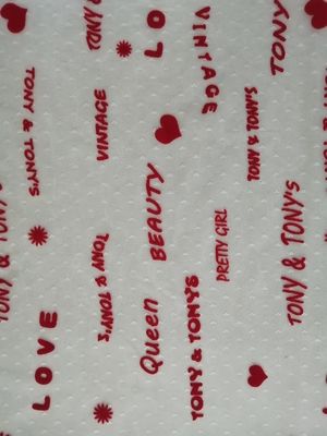 La letra se reunió a Mesh Fabric