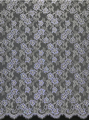 Señora francesa femenina Evening Dress Fabric de la tela del cordón de Chantilly
