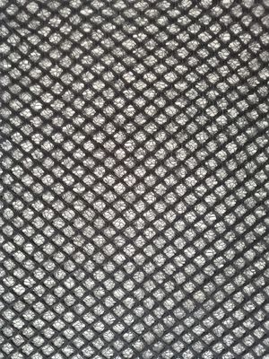 Diamond Pattern negro 60 yardas de Tulle enlazada Mesh Fabric