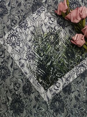 Dos Tone French Chantilly Lace Fabric