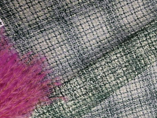 Tela el 145CM Mesh Fabric impreso cordón polivinílico del vestido de la niña