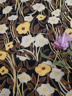 El OEM Mesh Tulle Printed Lace Fabric hizo punto la anchura del 145CM