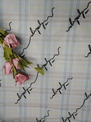 El modelo de la letra del OEM se reunió a Mesh Fabric Printed Tulle Lace