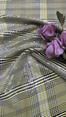 La lentejuela del multicolor del ODM bordó la tela Mesh For Evening Dress