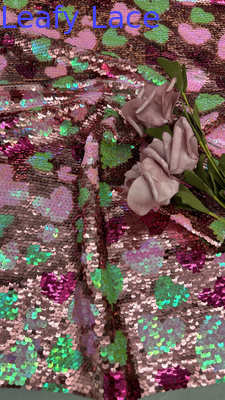 Sequin floral 3D Pan de tela bordada lujosa de alta calidad para vestidos de fiesta vestidos