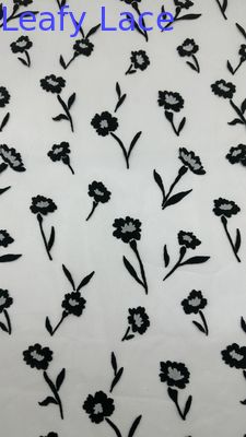 Encaje de malla afelpada de rosa tradicional de color dulce, calidad personalizada para vestido elegante