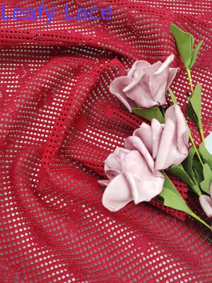 Tejido de encaje de bordado de lujo para vestidos de diseñador Tejido de encaje bordado de alta gama para marcas de moda